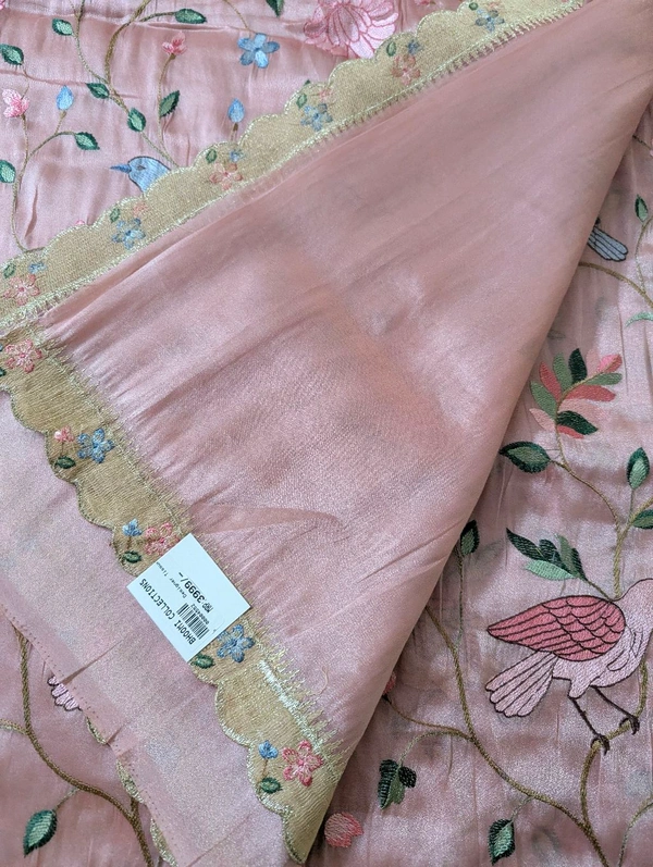 Designer Tissue Embroidery  - Sundown