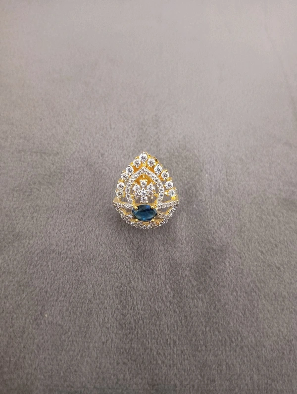 Diamond Copy Studs  - Blue