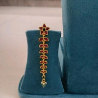 Jadua Kundan Earrings  - Ruby