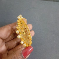 Polki Stone Pendant With Earrings 