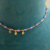 Cz`s With Drops - violet