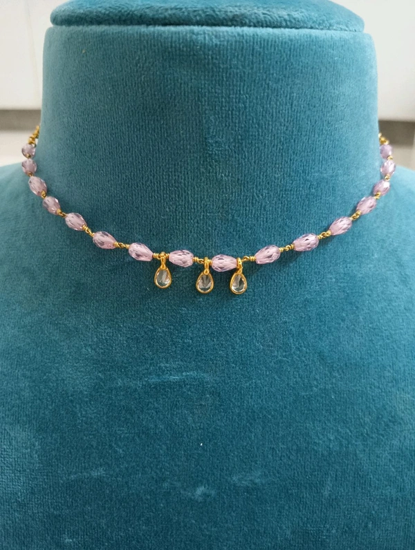 Cz`s With Drops - Baby pink