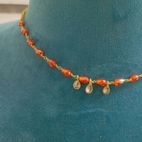 Cz`s With Drops - orange