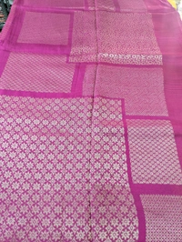 Pure Manipuri Kora Designer  - Violet Eggplant