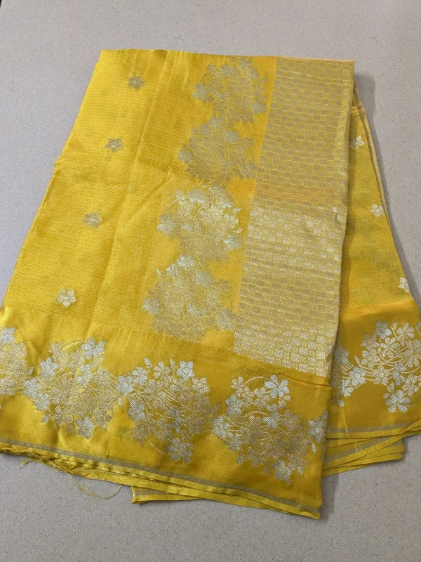 Pure Mushru Sillk Kota - Gold