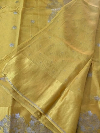 Pure Mushru Sillk Kota - Gold