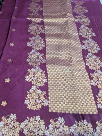 Pure Mushru Sillk Kota - Purple