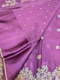 Pure Mushru Sillk Kota - Purple