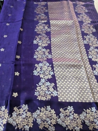 Pure Mushru Sillk Kota - Pigment Indigo