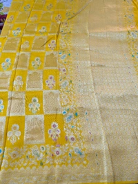 Pure Tusser Tissue Designer  - Gold