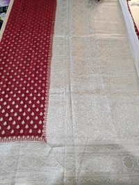 Pure Kora Georgette  - Red