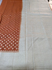 Pure Kora Georgette  - Orange