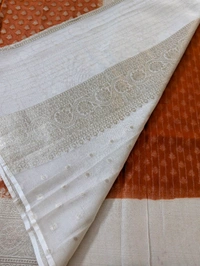 Pure Kora Georgette  - Orange