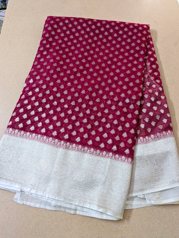 Pure Kora Georgette  - pink