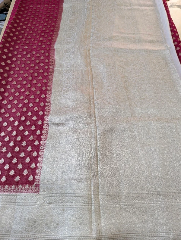 Pure Kora Georgette  - pink