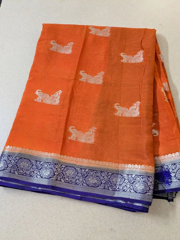 Pure Beneras Chiffon - Orange