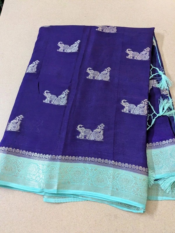 Pure Beneras Chiffon - Pigment Indigo