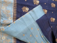 Tissue Georgette  - Navy Blue