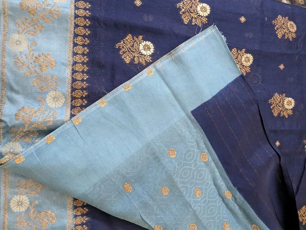 Tissue Georgette  - Navy Blue