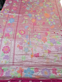 Pure Designer Tissue Paithani - pink