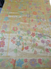 Pure Designer Tissue Paithani - Gold