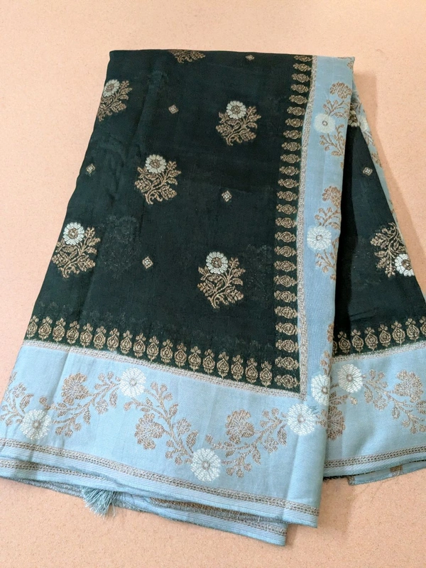 Tissue Georgette  - Dark green