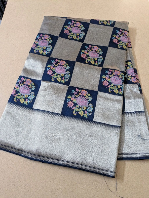 Pure Tissue With Meena Reshma Work - Cyprus