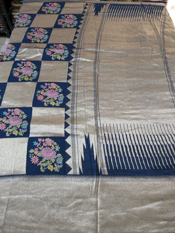 Pure Tissue With Meena Reshma Work - Cyprus