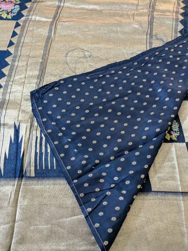 Pure Tissue With Meena Reshma Work - Cyprus