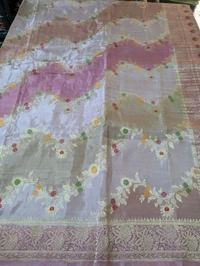 Pure Designer Beneras Soft Pattu - Vz, Fuchsia Pink