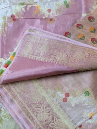 Pure Designer Beneras Soft Pattu - Vz, Fuchsia Pink