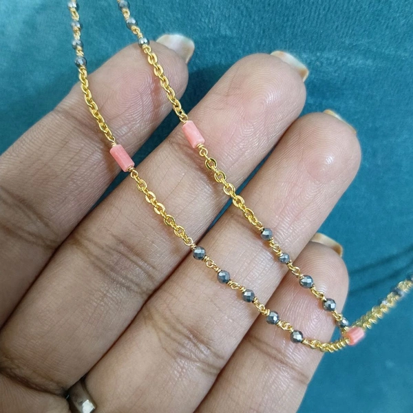 Black Diamonds With Coral Pipes