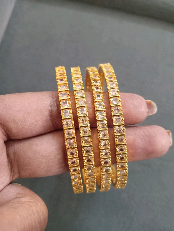 C Z BANGLES - 2.6, White, HD