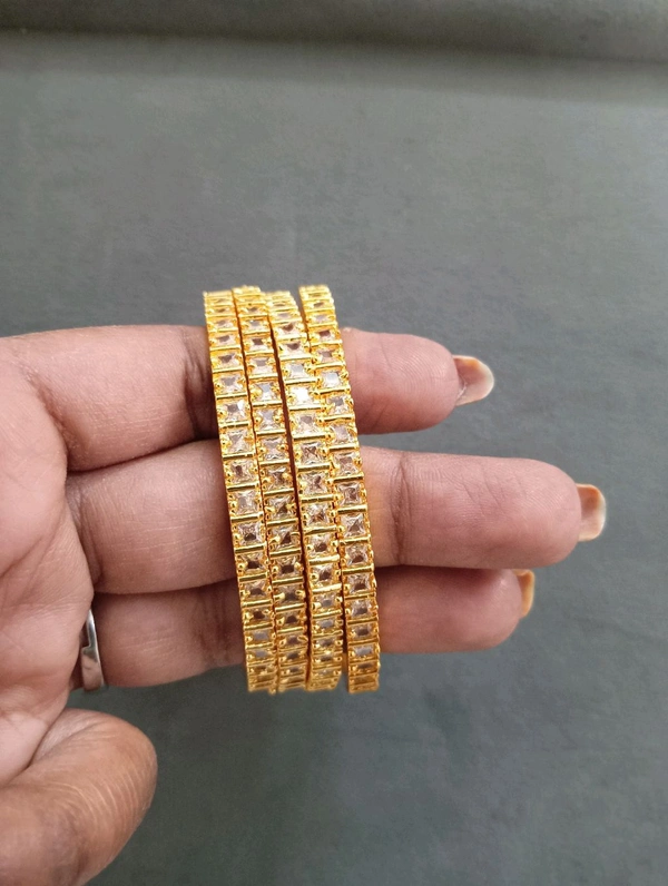 C Z BANGLES - 2.4, White, HD