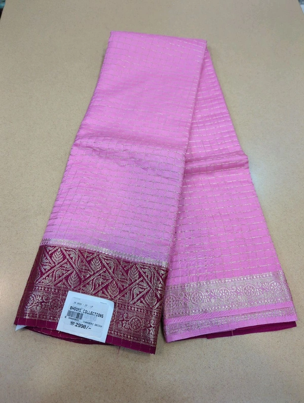 CHANDERI DESIGHER - Blush Pink