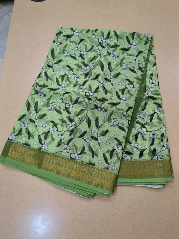 pure cotton kota doriya - Green