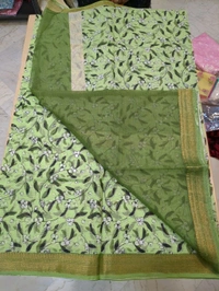 pure cotton kota doriya - Green
