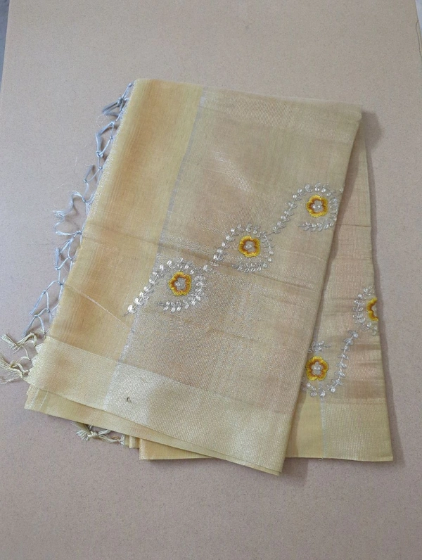 lenin tissue aari work - Gold