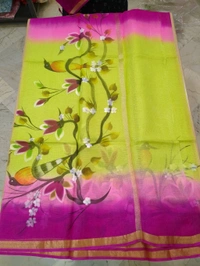 pure silk kota - pink