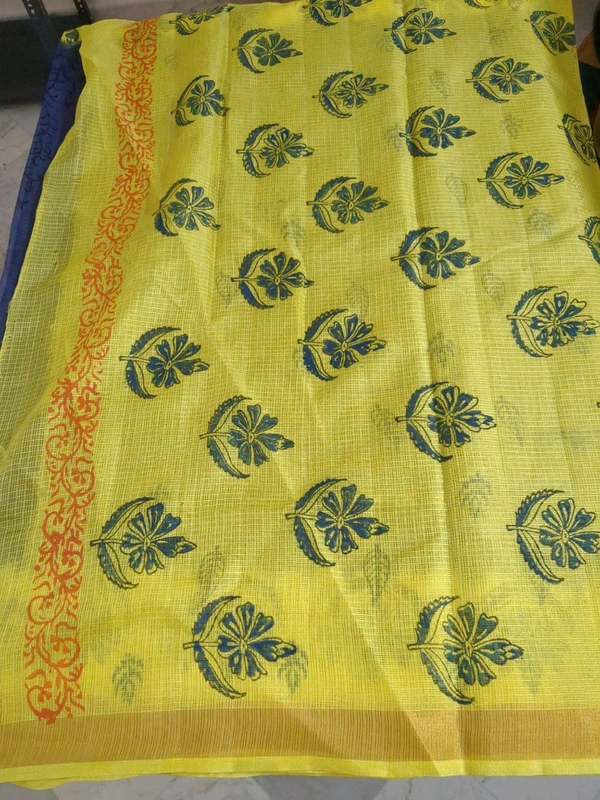 pure cotton kota - Navy Blue