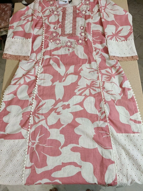 premium designer cotton suit - Tickle Me Pink, 38