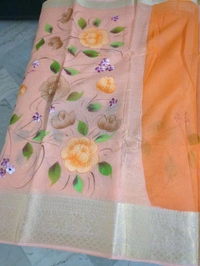 pure kota hand paint - orange