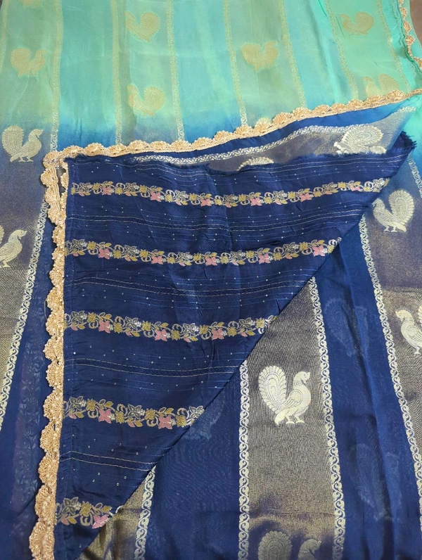 TISSUE ORGANZA - Ultramarine