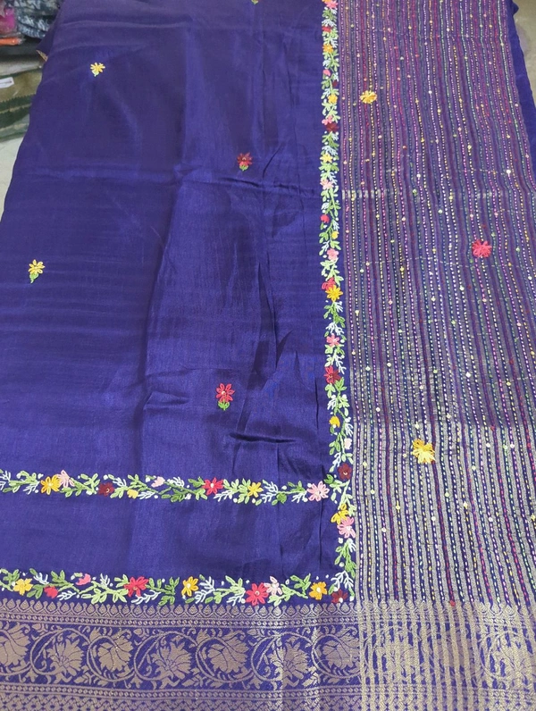 dola hand work - Electric Violet