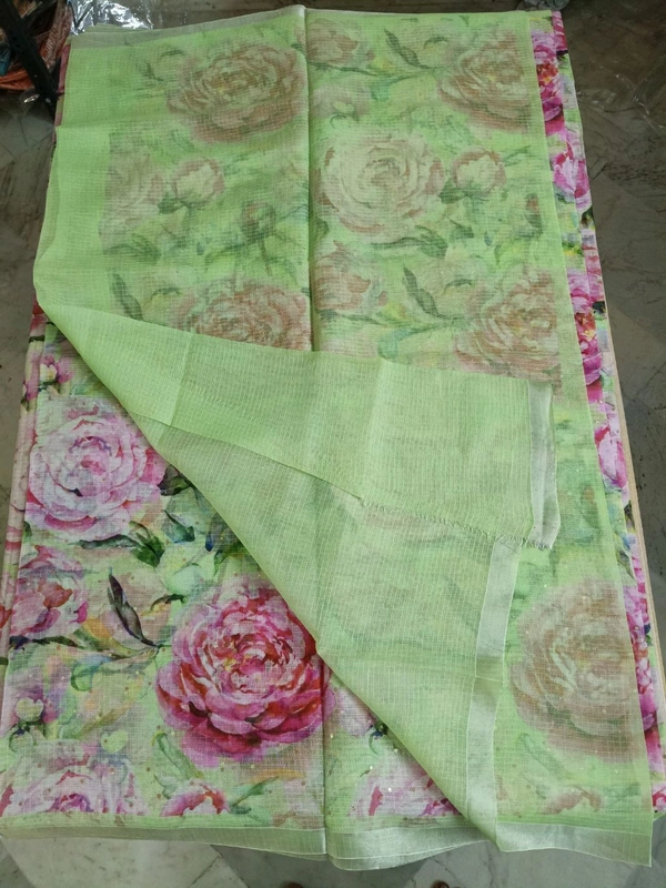 pure cotton kota doriya - Green