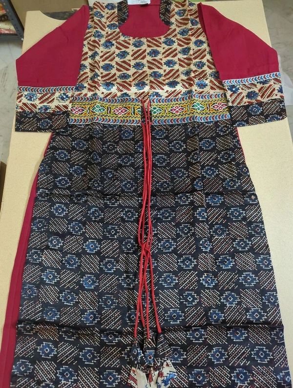 VISCOSE MODEL KURTI - 38, Black