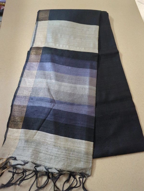 pure desi tusser - Black