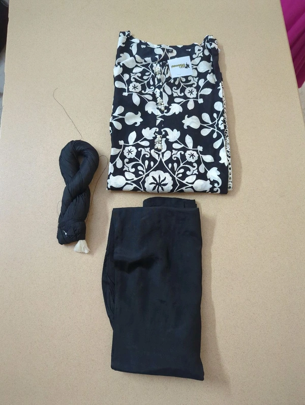 pure musline kurti set - 38