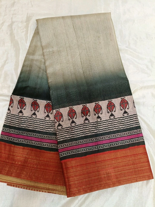 tusser - red with green