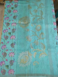 PURE HANDLOOM LENIN KOTA - Turquoise Blue